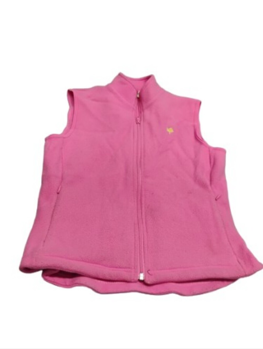 Vintage 1990s 2000s Lilly Pulitzer Fleece Pink Vest
